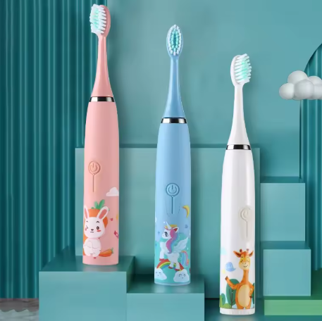 CEPILLO DENTAL ELÉCTRICO PARA NIÑOS + 6 CABEZALES DE OBSEQUIO🤩™🦷