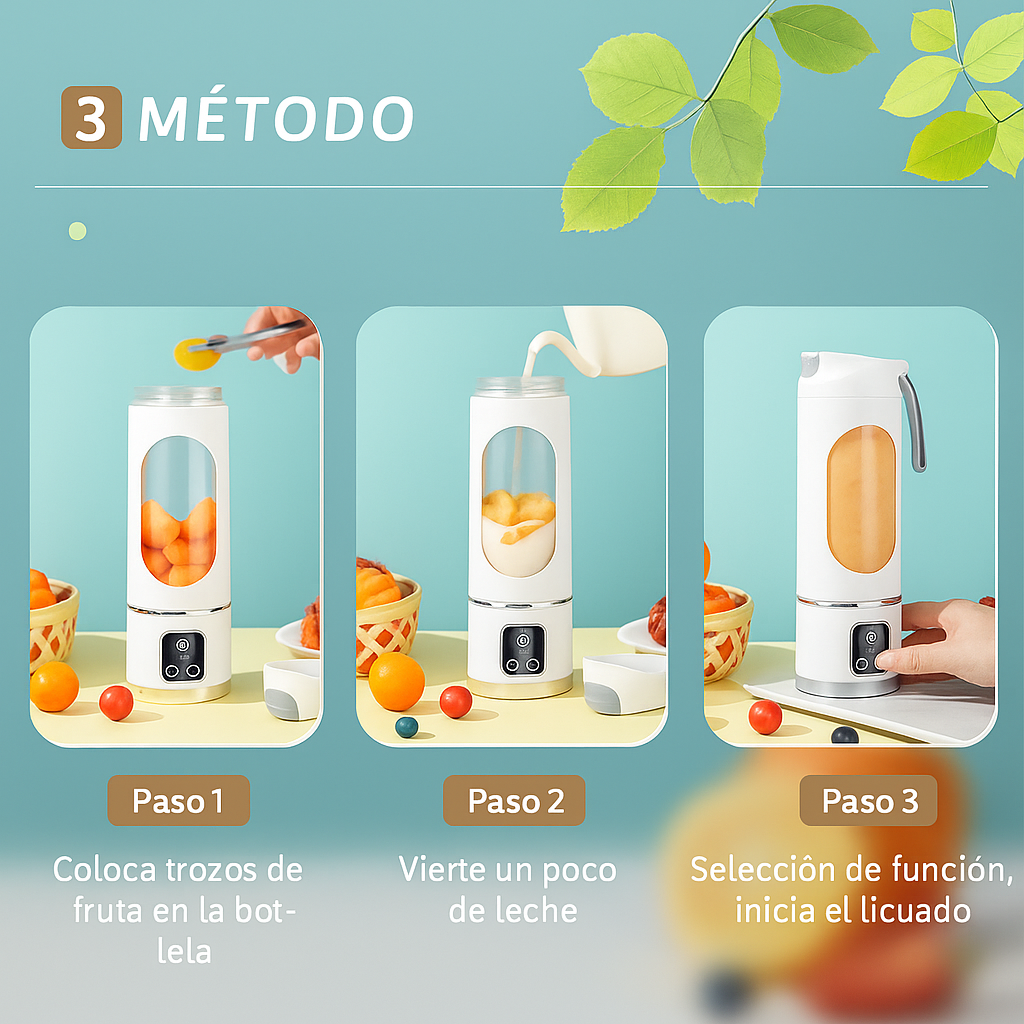 LICUADORA PORTÁTIL RECARGABLE PREMIUM™