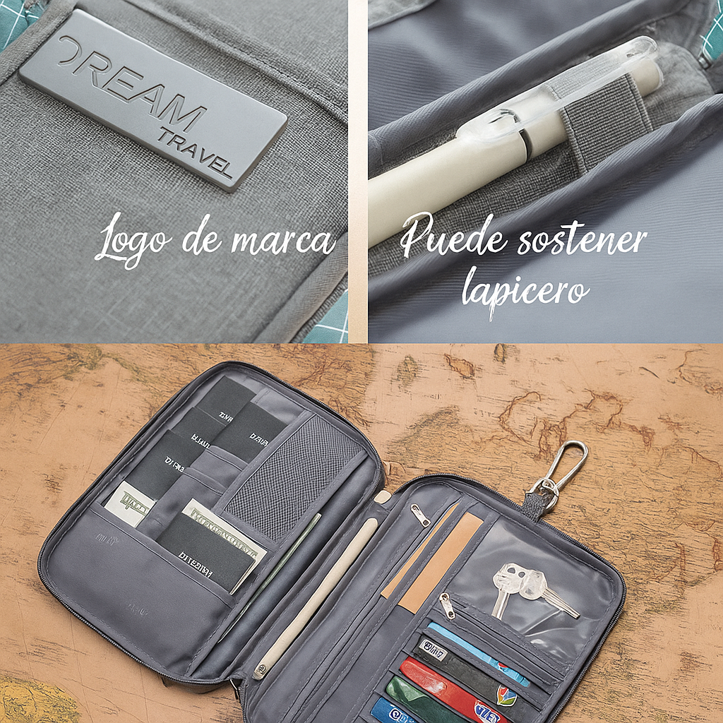 DREAM TRAVEL®PORTA PASAPORTES PREMIUM™✈️