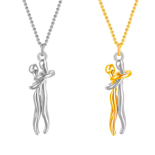 AbrazoEterno® COLLAR DE PAREJA– Símbolo de Amor y Conexión💞