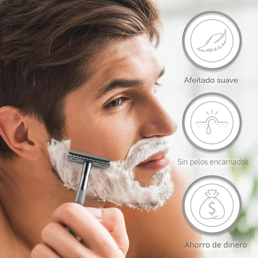 DermaBlade® MÁQUINA DE AFEITAR DOBLE FILO✨