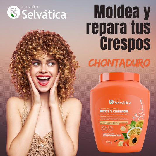 CREMA PARA PEINAR RISOS PERFECTOS/CURLY CHONTADURO™💃