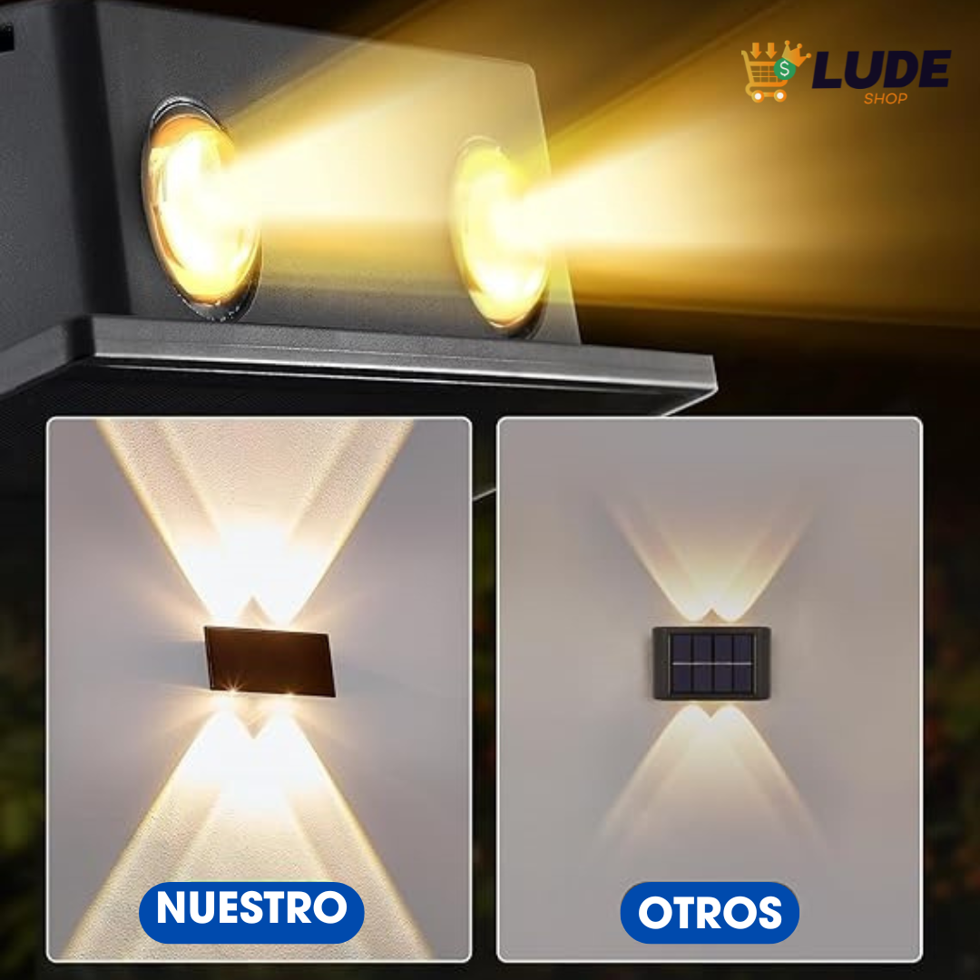 LUZ SOLAR DE PARED PREMIUM PARA EXTERIORES™⚡🌤️