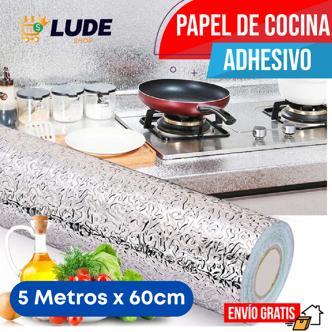 PAPEL DE COCINA ADHESIVO MULTIUSOS X5 METROS™🏠