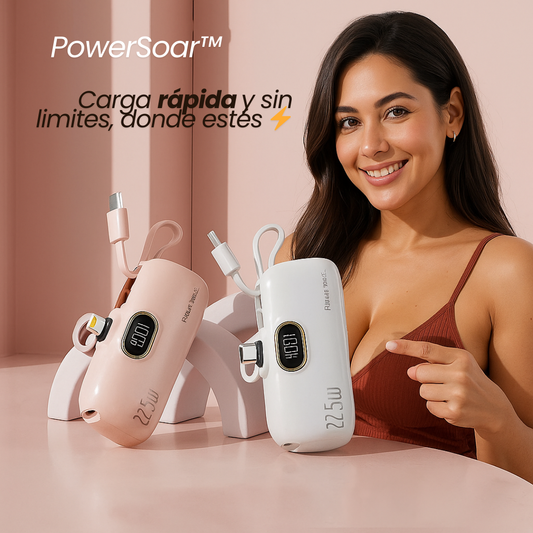 POWERSOAR® POWER BANK PORTÁTIL MINI™🔋⚡