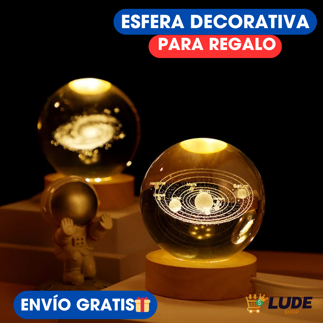 ESFERA DECORATIVA 3D PARA REGALO✨🎁