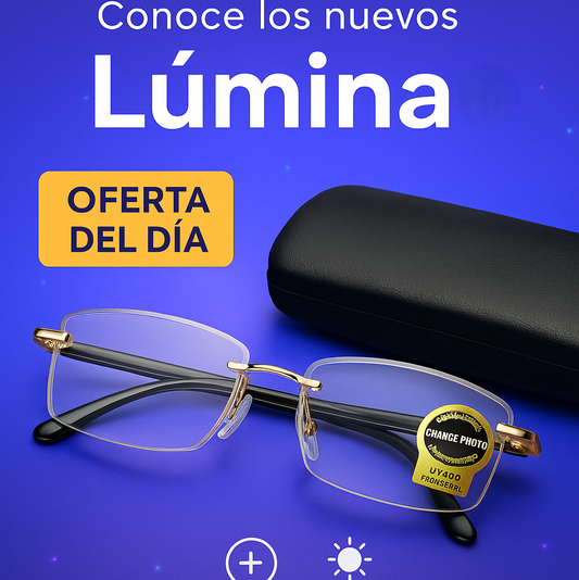 LENTES INTELIGENTES CON AUMENTO Y PROTECCIÓN SOLAR™