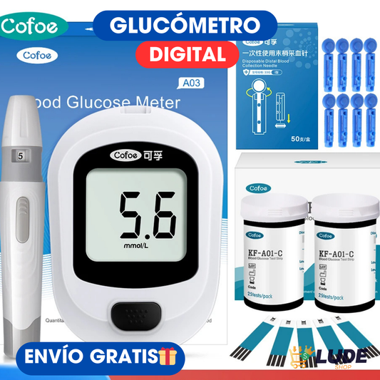 GLUCÓMETRO DIGITAL MEDIDOR DE GLUCOSA™