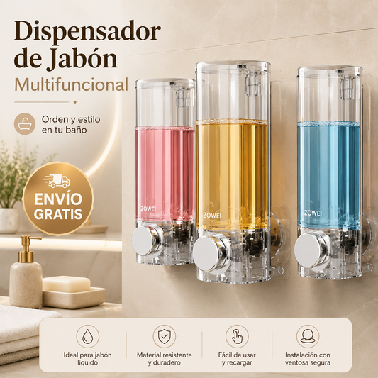 ZOWEI® DISPENSADOR DE JABÓN MULTIFUNCIONAL™🫧✨