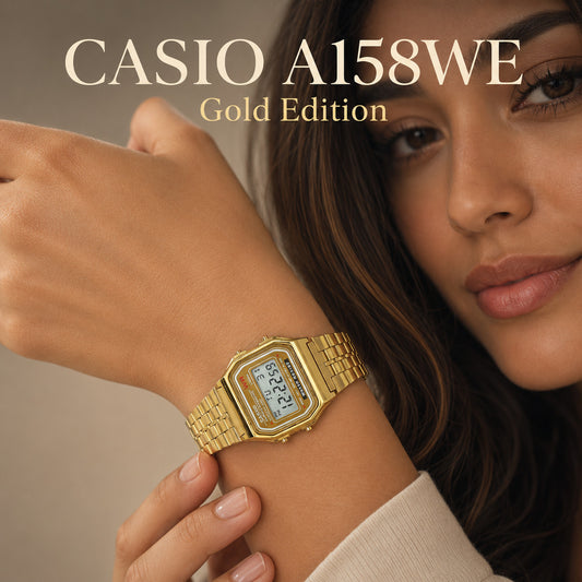 RELOJ CASIO GOLD EDITION A158WE🔝
