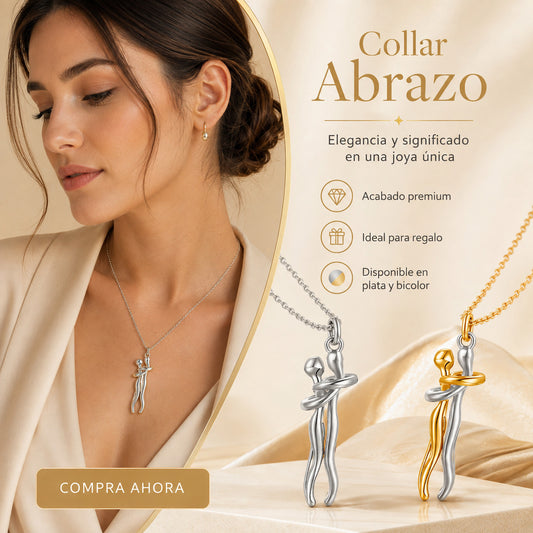 AbrazoEterno® COLLAR DE PAREJA– Símbolo de Amor y Conexión💞
