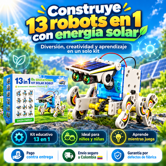 SolarMind® ROBOT EDUCATIVO SOLAR 13 EN 1 ™✨