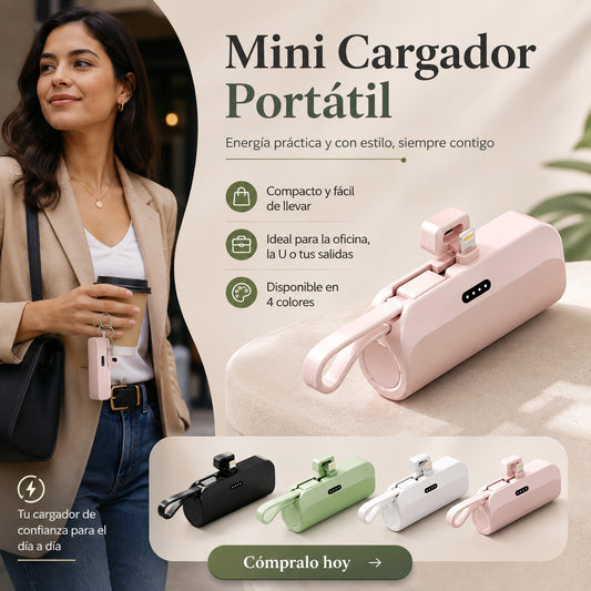 CargaPro® POWER BANK MINI PORTÁTIL✨