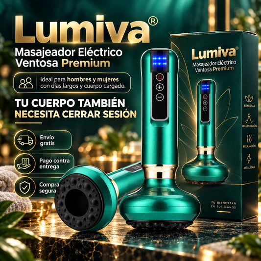 Lumiva® MASAJEADOR ELÉCTRICO VENTOSA PREMIUM™✨